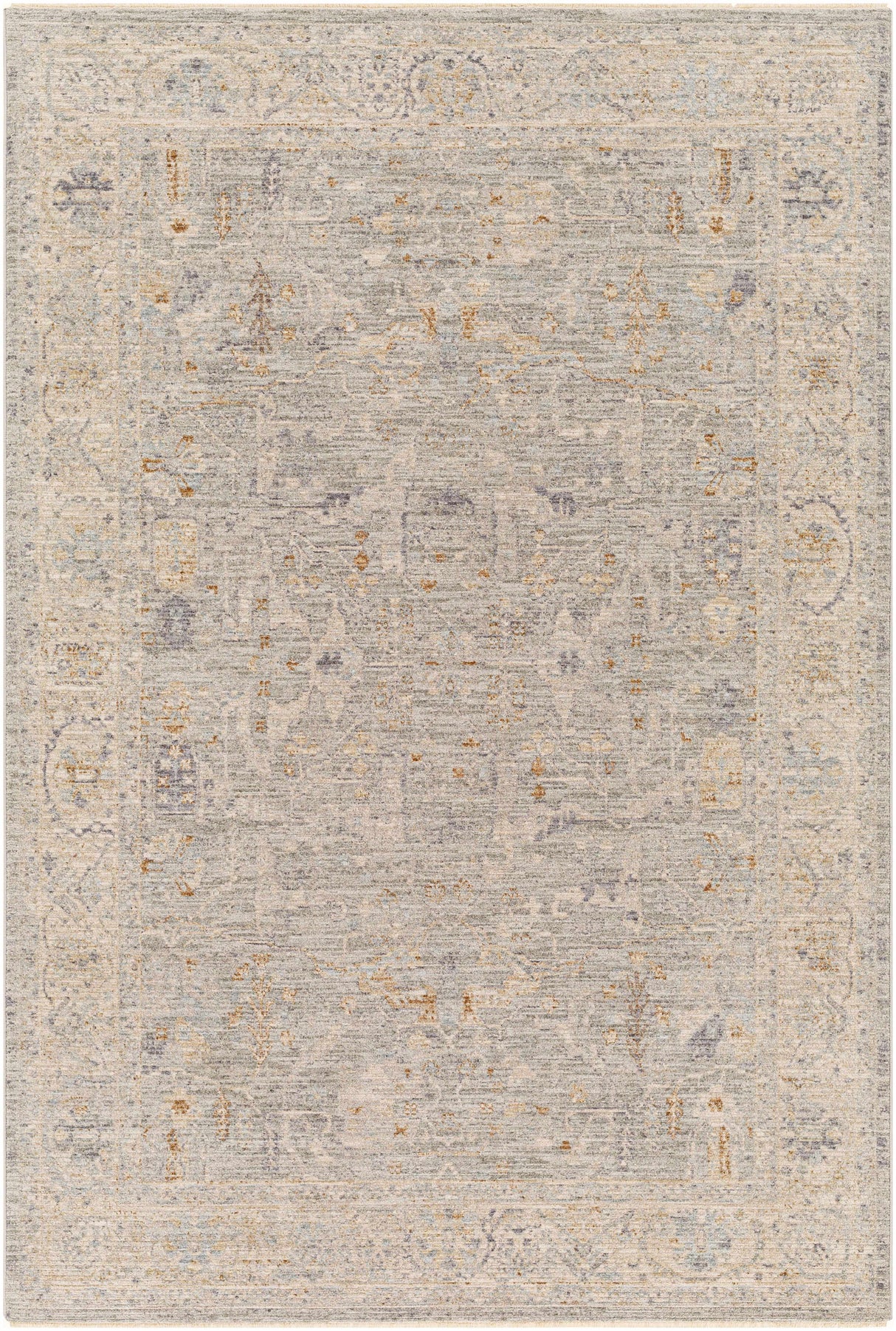 Merv Beige Neutral Statement Rug