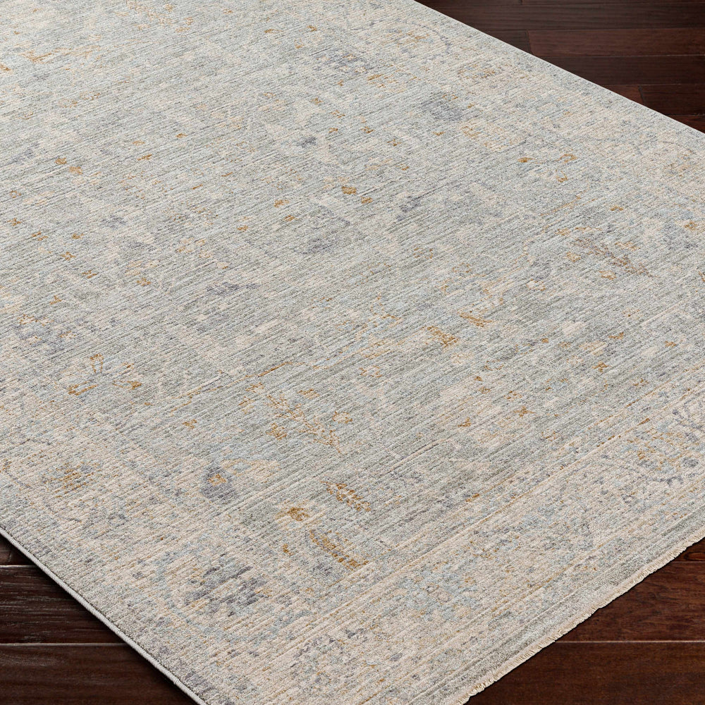 Merv Beige Neutral Statement Rug
