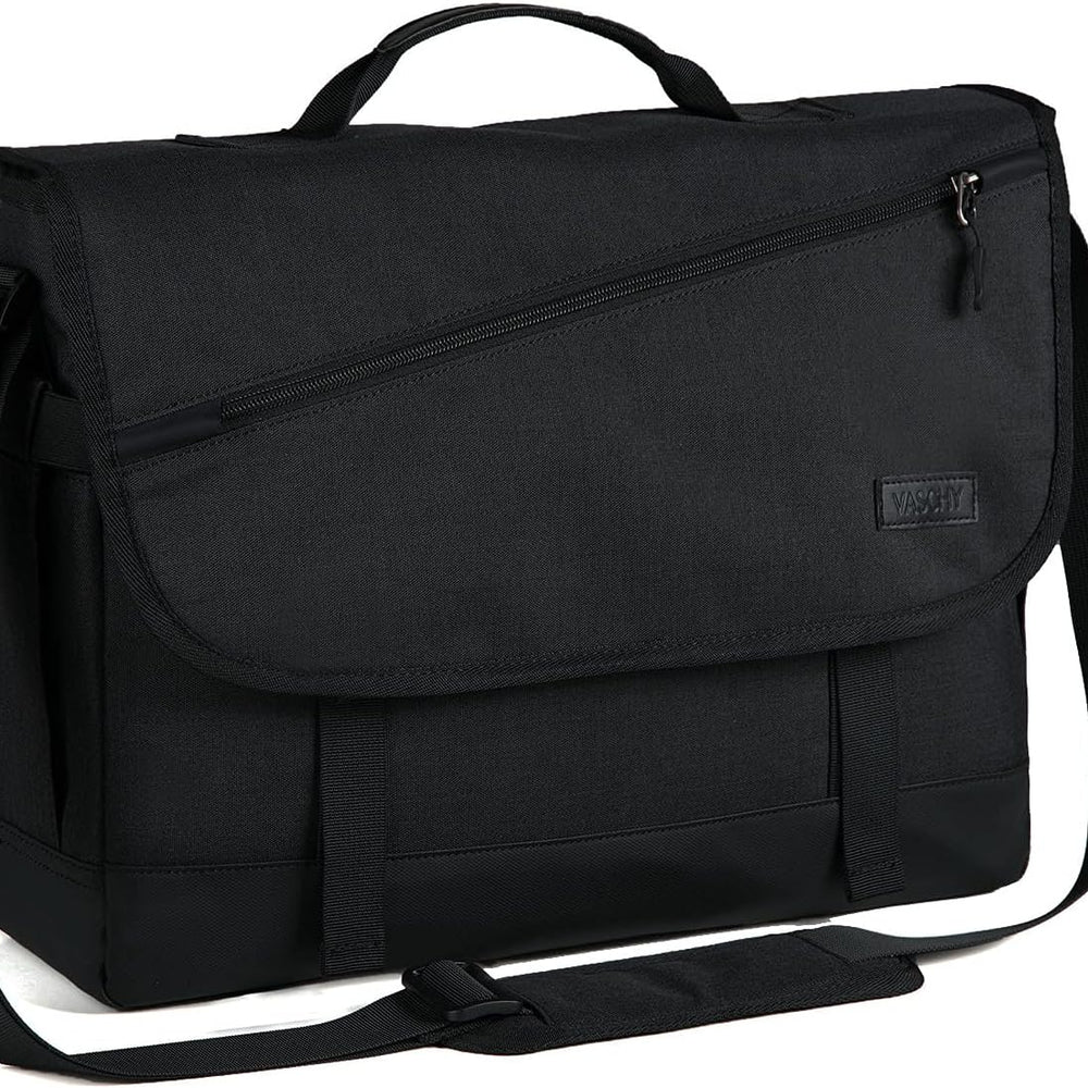 Water Resistant Laptop Messenger Bag 17 Inch Work Shoulder Bag