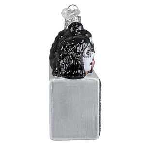 Kiss Band  Glass Ornament