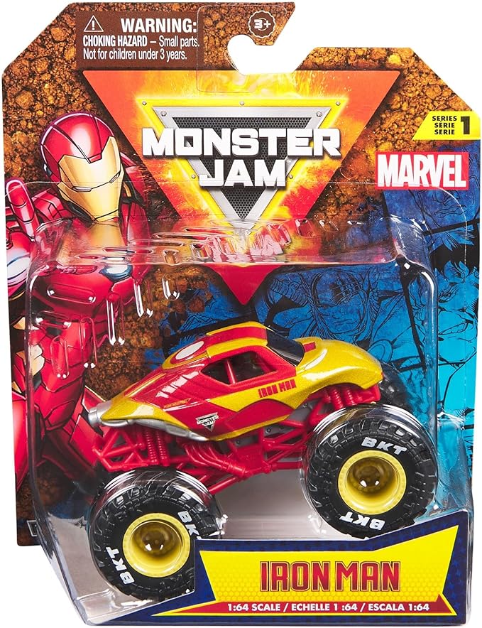 Monster Jam - 1:64 Scale Die Cast - Marvel Iron Man – Tuesday Morning