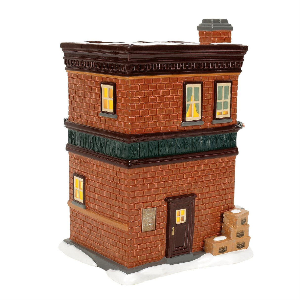 Brandy’s Tavern Lighted Building