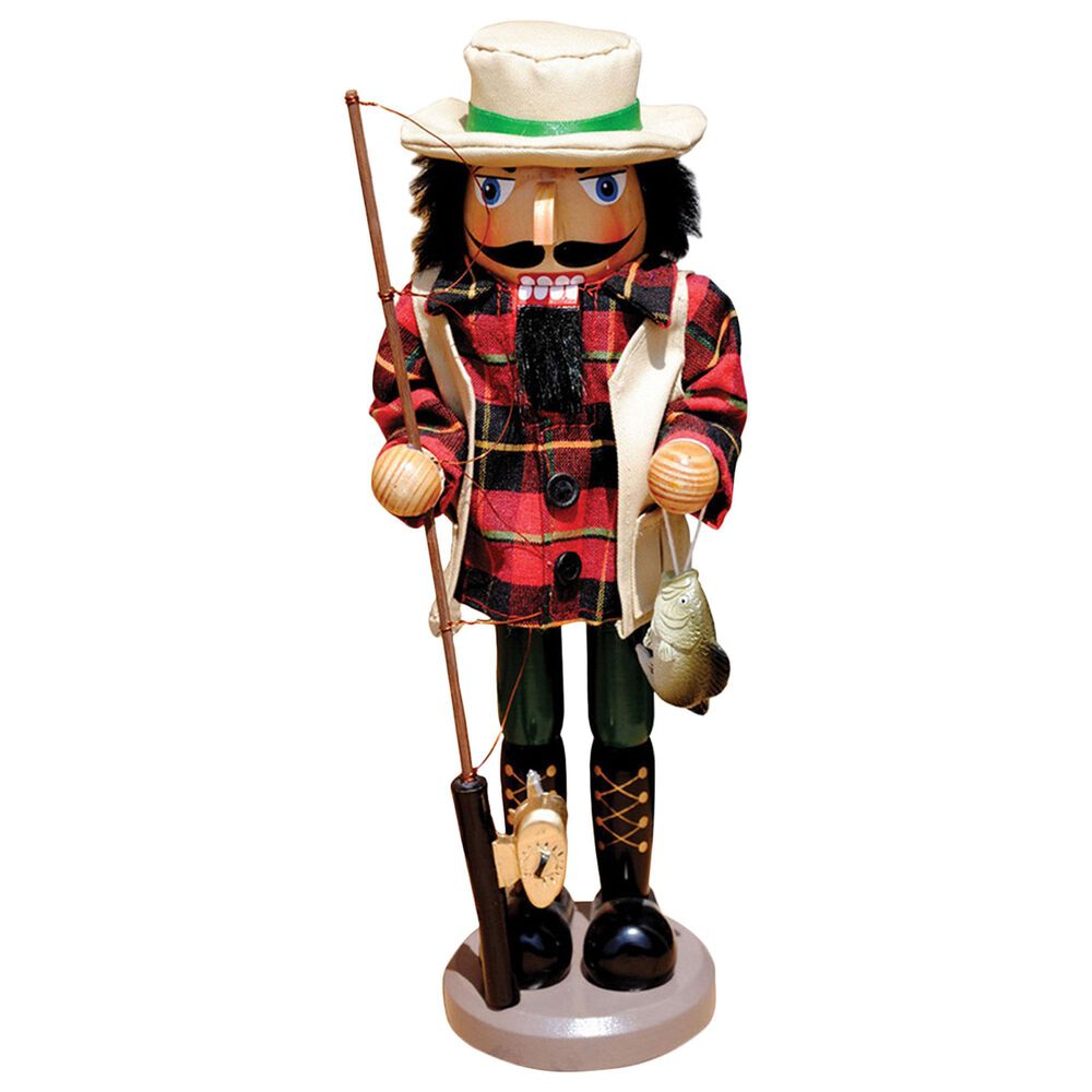 Bass Fisherman Nutcracker