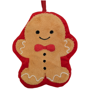 Holiday Icon Hand Towel - Gingerbread Man