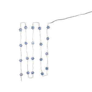 Star Of David Led Fairy Lights - 20 Lights - 9 Feet long