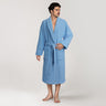 American Soft Linen Men's 100% Turkish Cotton Bathrobe | Micro Cotton Shawl Collar