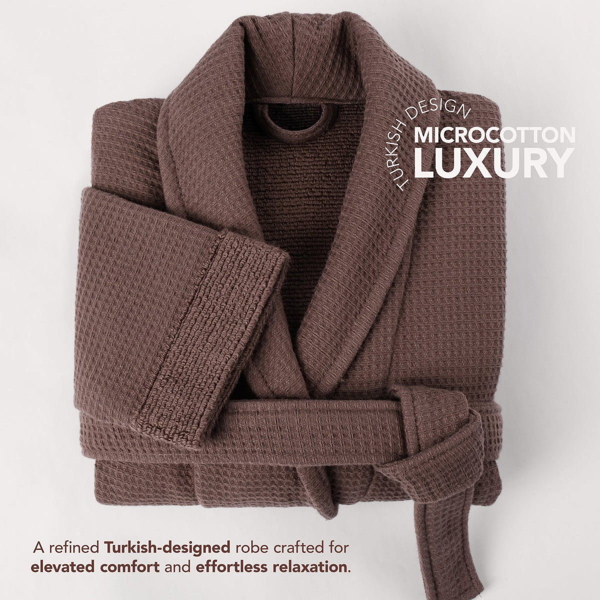 American Soft Linen Women's 100% Turkish Cotton Bathrobe | Micro Cotton Shawl Collar