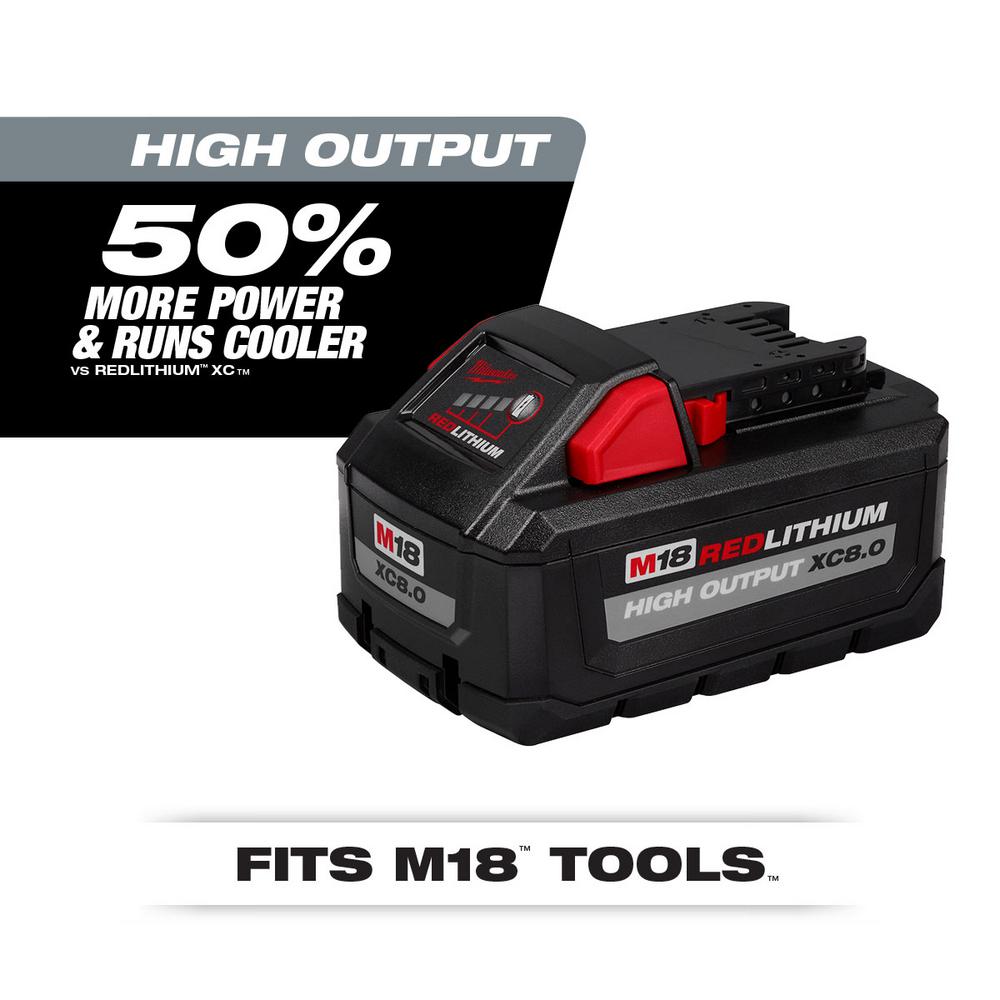 Open Box -  Milwaukee  48-59-1880 M18 18-V HIGH OUTPUT Starter Kit w/Battery & Rapid Charger