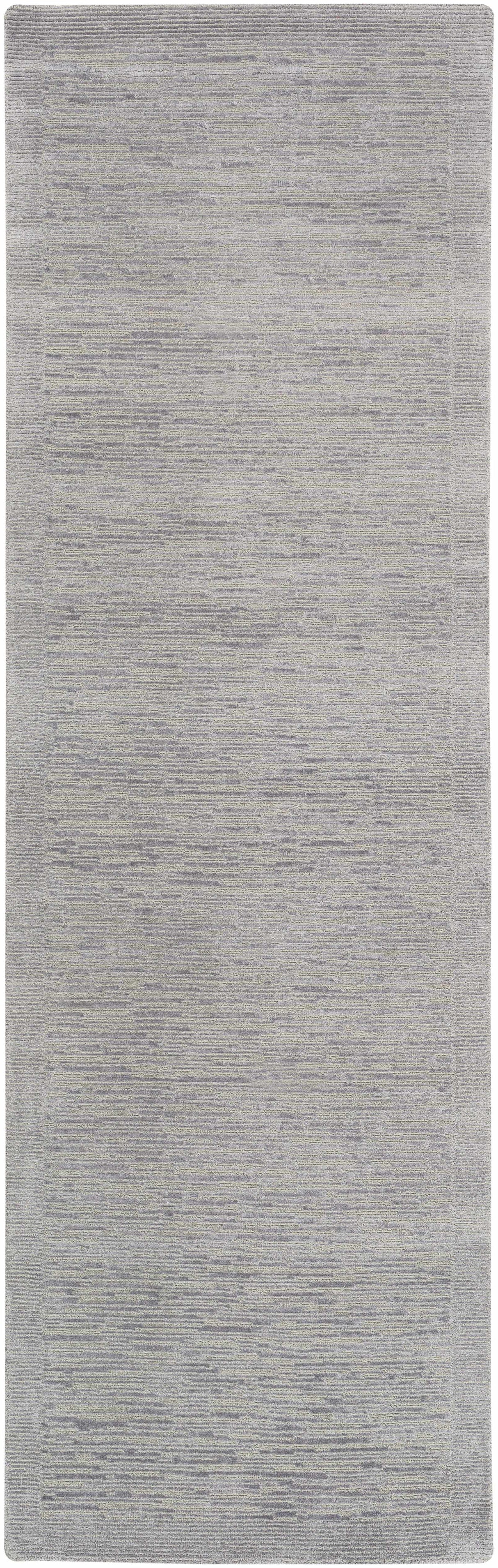 Mardi Silver Premium Wool&Silk Area Rug - Clearance