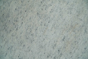Minimalist Fine Hand Knotted Ivory and Silver 9x12 Rug Made with Fine Wool, Solid Rug | AC37912