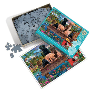 Pups and Ducks (Family) 350 Piece Puzzle
