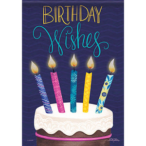 Birthday Candles Durasoft Large Flag
