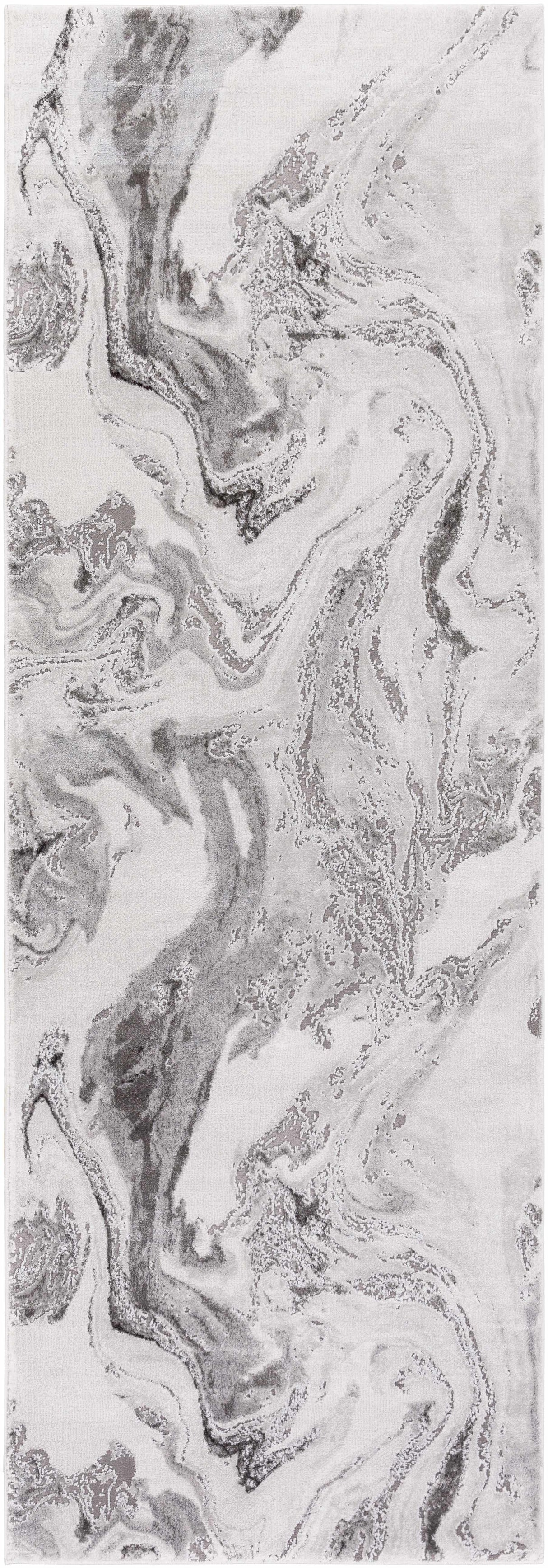 Moana Charcoal Marble Rug