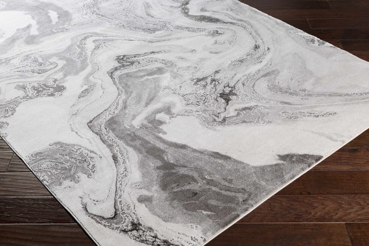 Moana Charcoal Marble Rug