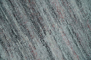 Modern Abstract Silver, Gray, Charcoal and Brown Dari 5x8 Pet yarn Area Rug