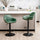 Modern leatherette gaslift adjustable swivel bar stools, set of 2 - Tuesday Morning - Table & Bar Stools