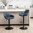 Modern leatherette gaslift adjustable swivel bar stools, set of 2 - Tuesday Morning - Table & Bar Stools
