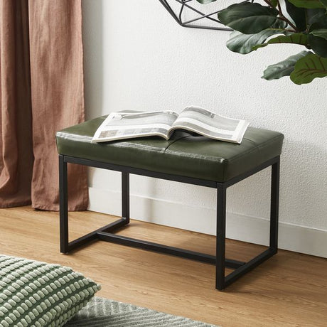 Modern pu leather chic ottoman stools - Tuesday Morning - Ottomans