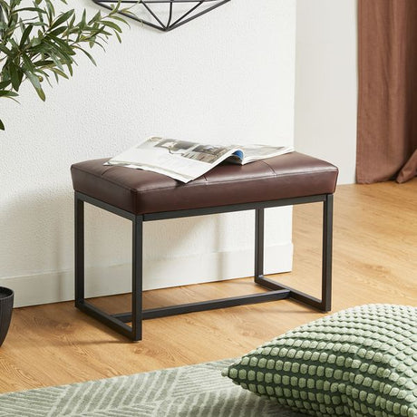 Modern pu leather chic ottoman stools - Tuesday Morning - Ottomans