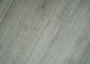 Modern 6x8 Ivory and Silver Wool Hand Woven Area Rug