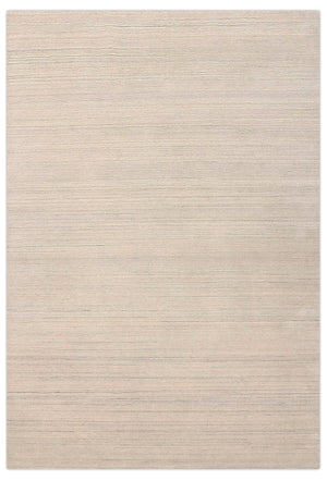 Modern Style Ivory Hand Loomed Wool Area Rug
