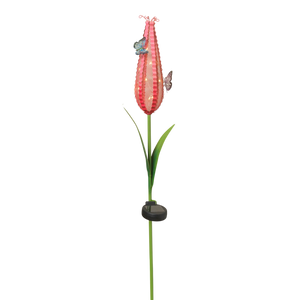Butterfly Meadow Mesh Solar Flower Stake -