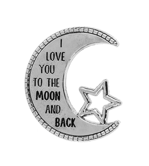 I Love You to the Moon and Back Charm
