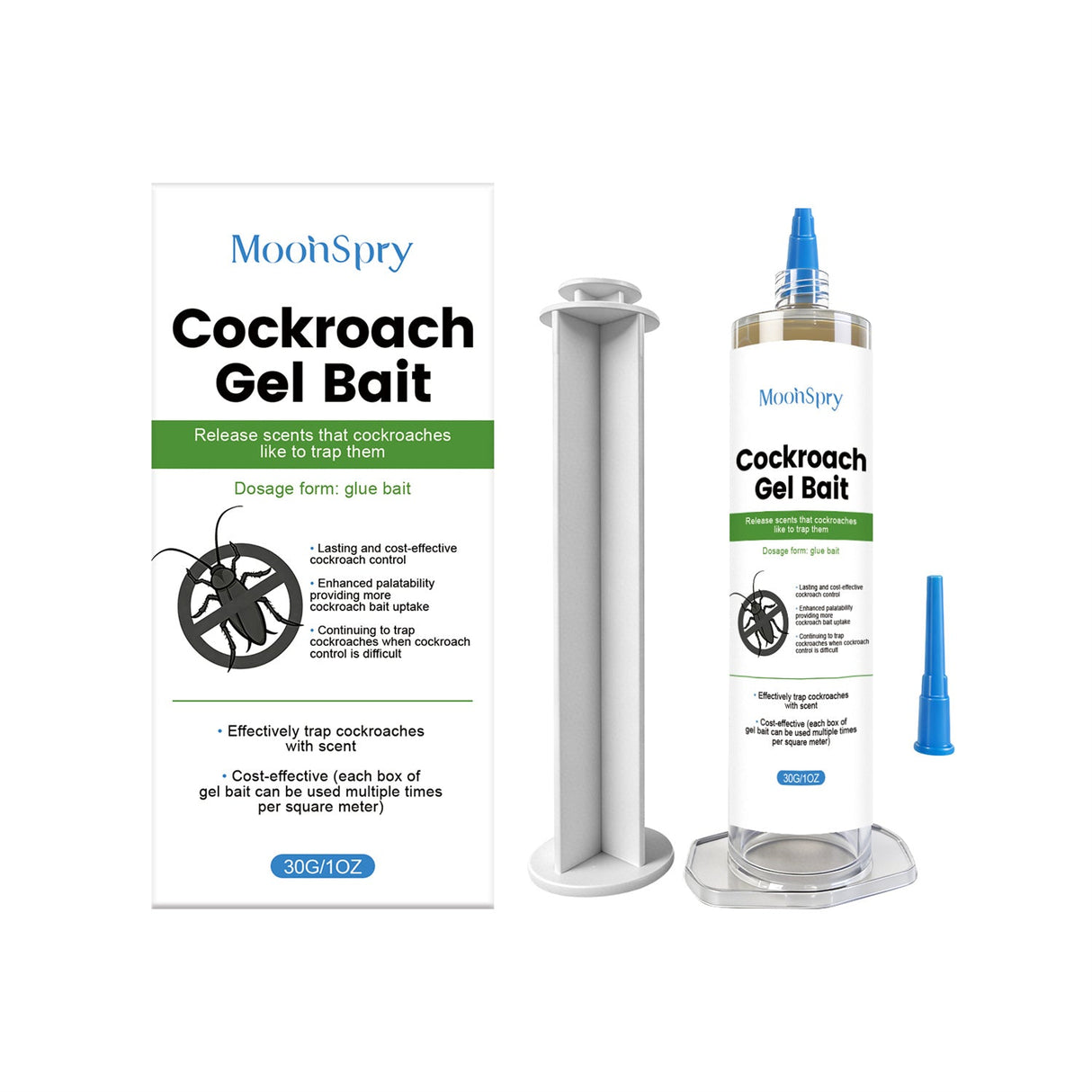 Cockroach Gel Bait Syringe 30g – Fipronil & Dinotefuran Formula