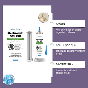 Cockroach Gel Bait Syringe 30g – Fipronil & Dinotefuran Formula