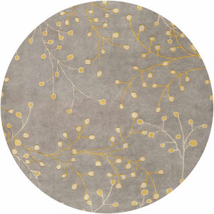 Elsu Mustard Wool Area Rug