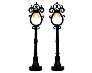 Parisian Street Lamps - Set of 2