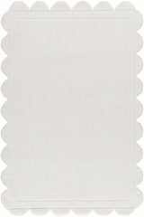 Uhuro White Geometric Area Rug