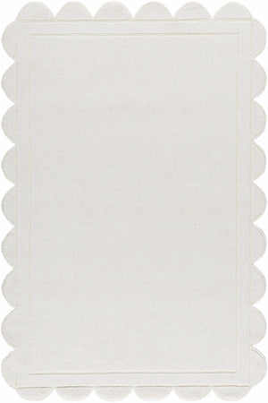 Uhuro White Geometric Area Rug