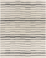 Moorebank Black Striped Wool Rug