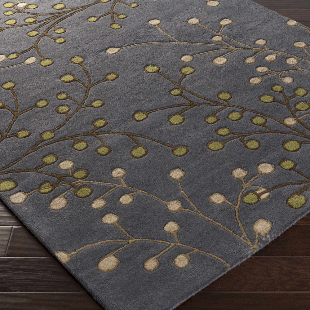 Elsu Brown Beige Wool Rug