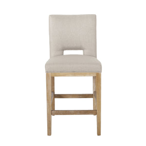 27 Inch Counter Stools, Set of 2, Fabric