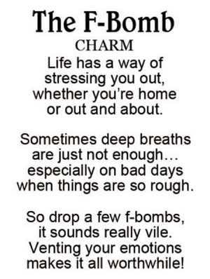 The F-Bomb Charm - A Playful Outlet for Stress Relief