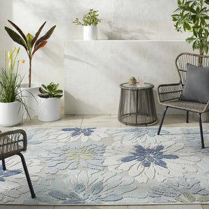 Minga Cream Outdoor Area Rug - Clearance