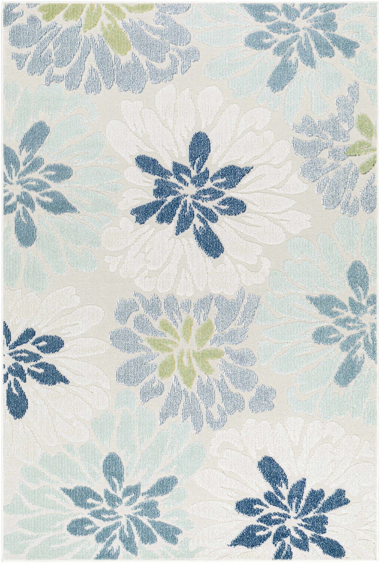 Minga Cream Outdoor Area Rug - Clearance
