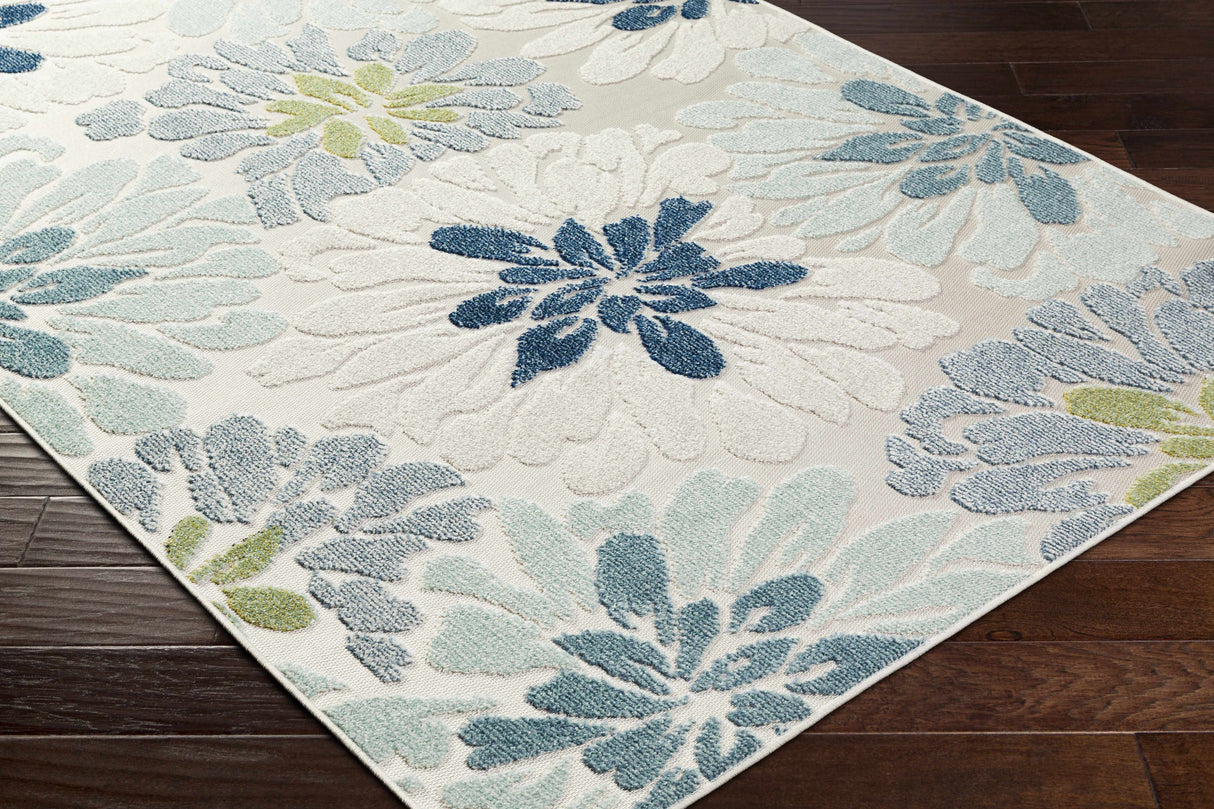 Minga Cream Outdoor Area Rug - Clearance