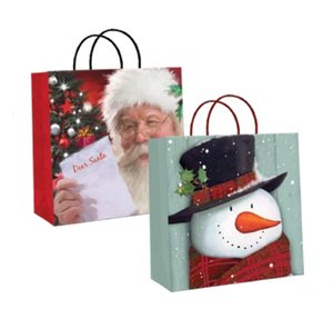 2 Pack Large Kraft Gift Bags -