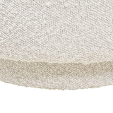 Mushroom Footstool with Sherpa - Textured Upholstery - Accent Stools