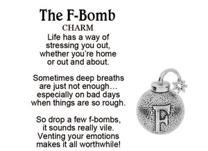 The F-Bomb Charm - A Playful Outlet for Stress Relief