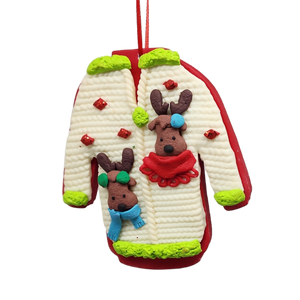 Claydough 'Icing' Ugly Sweater - Cream