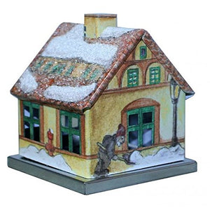 Knox Metal Incense Smoker House - Green Rounded Door