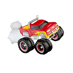 Red Monster Truck - Ornament