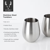Stainless steel tumblers by viski®