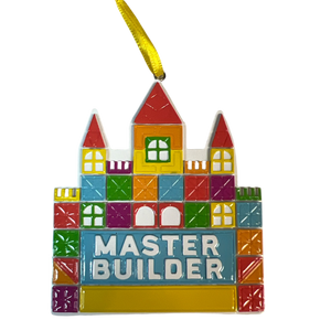 Master Builder Tile Castle Ornament
