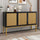 Myers-Large-Storage-Space-Sideboard-with-Artificial-Rattan-Door-and-Rebound-Device-Buffets/Sideboards