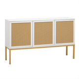 Myers Large Storage Space Sideboard with Artificial Rattan Door and Rebound Device - Buffets/Sideboards